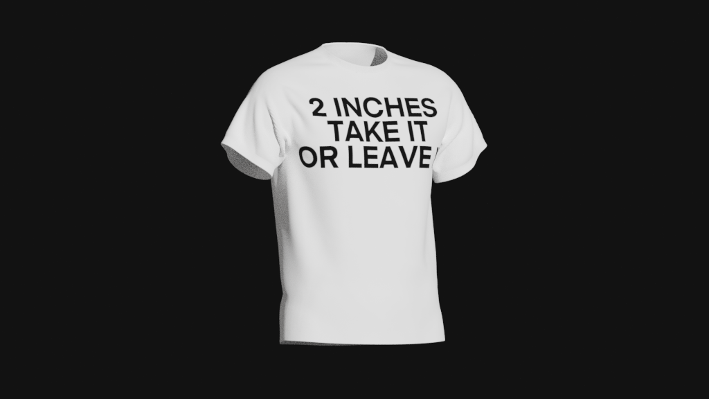 2 inches take it or leave it