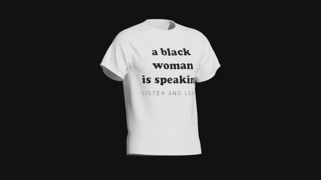 a black woman is speaking