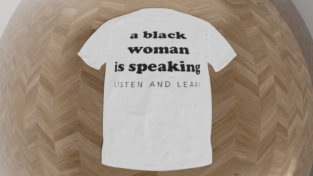 a black woman is speaking