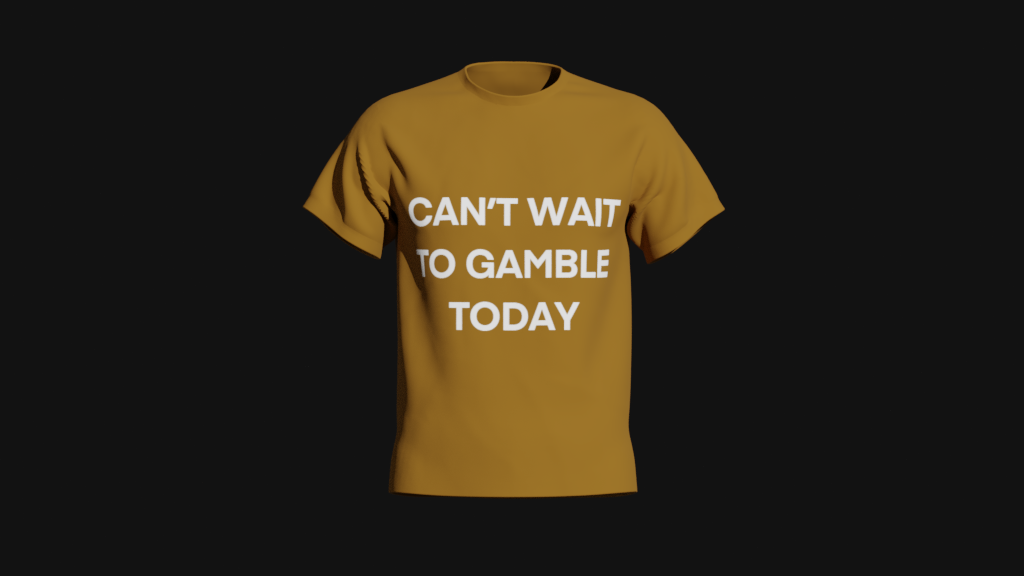 can't wait to gamble today