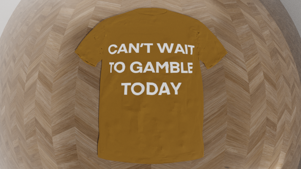 can't wait to gamble today