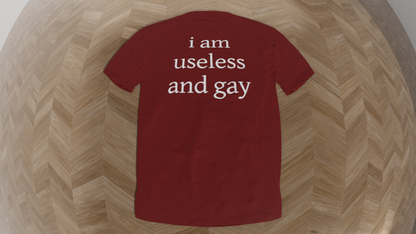 i am useless and gay