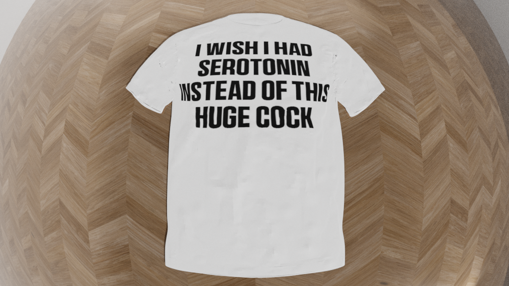 i wish i had serotonin instead of this huge cock